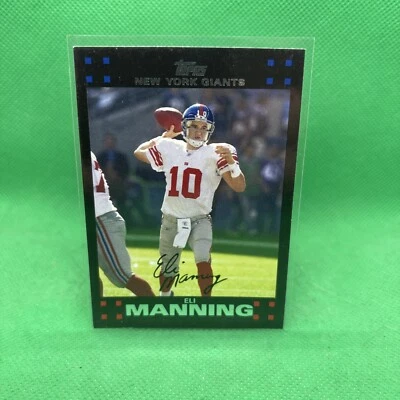 2007 Topps Football Card   #30 Eli Manning New York Giants - Image 1 of 2