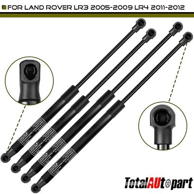 4 Hood+Upper Tailgate Gas Struts Lift Support for Land Rover LR3 LR4 2005-2012 - Image 1 of 4
