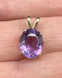 Amatista 2.65ct - Colgante Oro Amarillo 14K - Cadena no incluida - Imagen 1 de 10