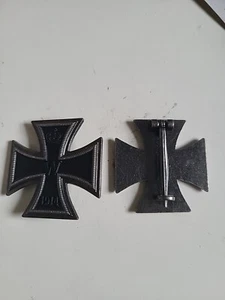 EK 1 -1914- Eisernes Kreuz an Nadelsystem, Matt- Kopie Sammleranfertigung - Bild 1 von 3