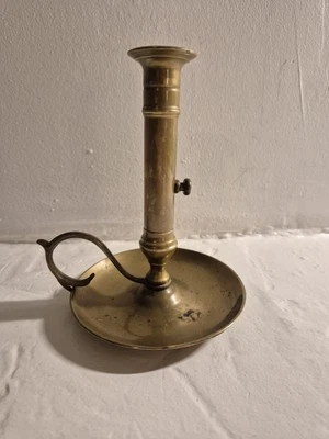 Magnifique Bougeoir En Cuivre Ou Laiton En Très Bon État Vintage  - Photo 1/4