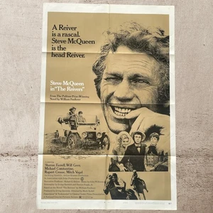 Original 1969 Steve McQueen "THE REIVERS" Style-B Movie Poster! - Bild 1 von 8