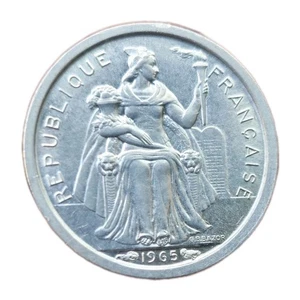 50 Centimes 1965 Polynésie Tahiti - Picture 1 of 2