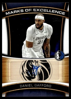 2025-26 Topps Marks of Excellence Auto Daniel Gafford #ME-DG - Image 1 of 2