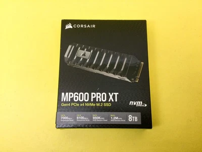 Corsair MP600 PRO XT 8TB M.2 PCIe Gen4 x4 NVMe SSD CSSD-F8000GBMP600PXT New - Image 1 of 2