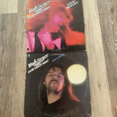 Lot 2 Record LP Bob Seger and the Silver Bullet Band Night Moves & Live Bullet E - Image 1 of 4
