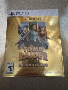 Tomb Raider I-III Remastered: Deluxe Edition - Sony Playstation 5 PS5 - Picture 1 of 3