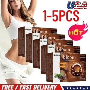 1-5 Stück Nugen Bloom Kollagen Kaffee reiner Bio Kaffee kalorienarm HEISS - Bild 1 von 12