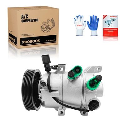 Компрессор переменного тока кондиционера для Kia Soul 2014-2019 Forte5 14-16 Hyundai Elantra 2017 1,6 л - Изображение 1 из 4