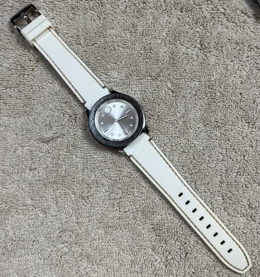 RELOJ MUJER MOVADO AUDAZ ESFERA PLATEADA SILICONA BLANCA 3600419 Foto 1 de 4