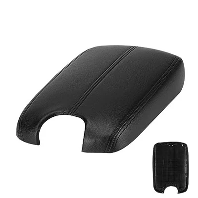 Center Console Armrest Cover for Honda Accord 2008-2011 Black PU Leather Foto 1 de 4