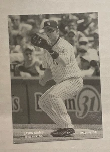 2004 Leaf Exhibits Jason Giambi Black & White /27 VG Rare Baseball Card Yankees - Picture 1 of 3