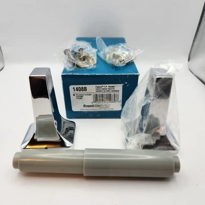 Franklin Brass Futura Toliet Paper Holder Wall Mount NEW Polished Chrome Kit - Image 1 of 3