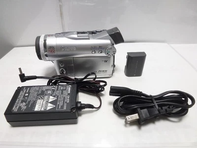 Canon DM-FV M30 Mini DV Video Camera with AC Adapter Power Cord and Battery - Image 1 of 4