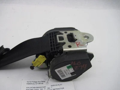 Seat Belt Audi A4 S4 2003 03 2004 04 2005 05 Passenger Convertible BLACK 833443 Foto 1 de 4