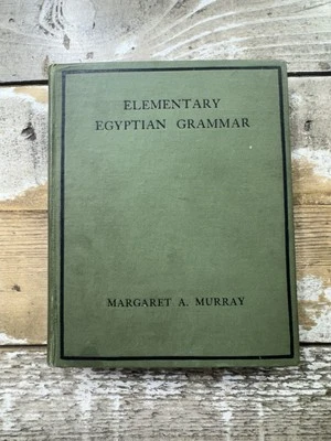 1920 Antique Book "Elementary Egyptian Grammar" Margaret A. Murray - Image 1 of 4