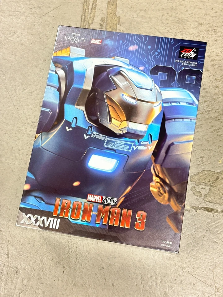 Figura de acción ZD-MK38: ZD Toys Marvel Iron Man 3 Mark 38 escala "Igor" escala 7" Foto 1 de 3