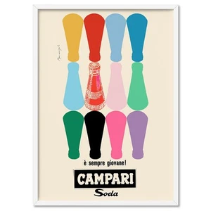 Campari Soda Marangolo. Vintage Advertising Poster Print Reproduction |VNT-007 - Picture 1 of 10