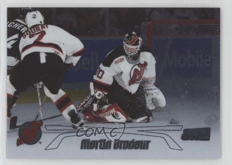 1999-00 Topps Stadium Club One of a Kind /150 Martin Brodeur #16 HOF - Image 1 of 2