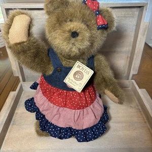 Boyds Bears Head Bean Collection 2658/4000 Dolly Doodle Bär singt Yankee Doodle - Bild 1 von 10