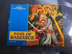 Advanced D&D Pool of Radiance Nintendo NES Instruction Manual Booklet ONLY