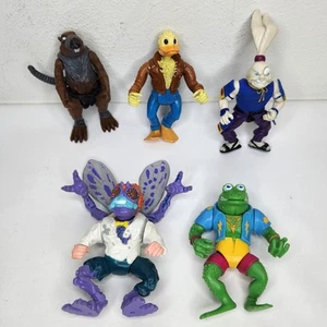 Vintage Teenage Mutant Ninja Turtles TMNT 5 Villains Playmates Baxter Usagi Ace - Picture 1 of 10