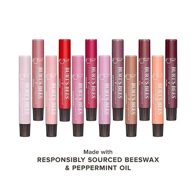 Bálsamo labial Burt's Bees, cintilante labial hidratante feminino, para hidratação o dia todo - Imagem 1 de 4