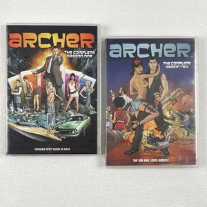 Archer: the Complete Season One & Two (DVD, 2010) - Picture 1 of 2