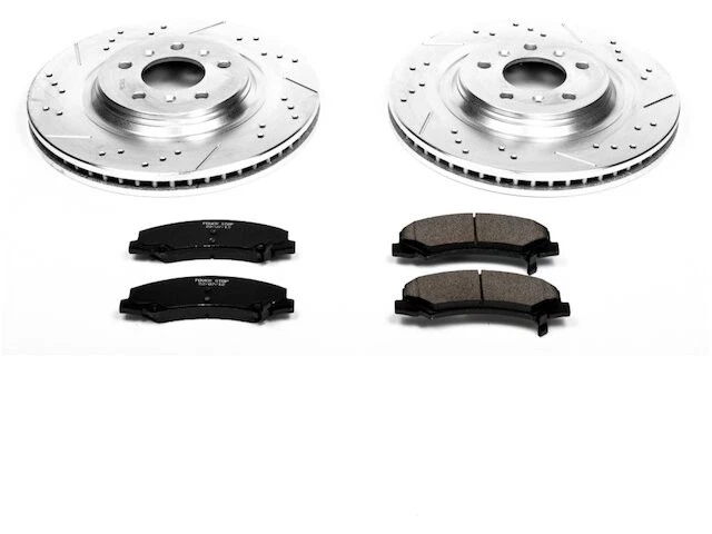 Kit de pastillas de freno delanteras y rotor para Cadillac DTS 2006-2011 2007 2008 2009 GY381JX Foto 1 de 1