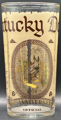 Cristal Derby de Kentucky 1974 Oficial Como Nuevo Julep 1er Año Secretaría en la lista Foto 1 de 4