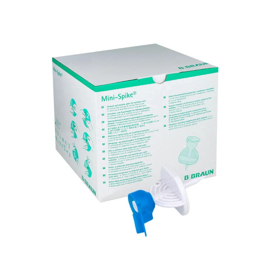 B. Braun Mini-Spike Filter, with integrated 5 μm particulate filter and - Image 1 of 1