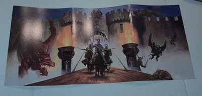 VTG TSR D&D Dragon Strike RPG Board Game Dungeon Master DM Screen 1993 - Image 1 of 4