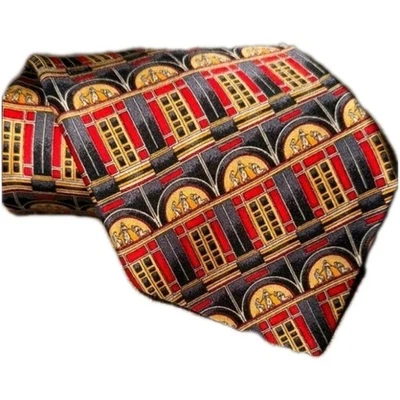 Corbata de seda Robert Talbot para hombre Foto 1 de 3