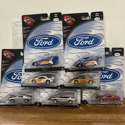 2002 Hot Wheels 100% Ford Series 7 Car Vintage Set - Image 1 of 4