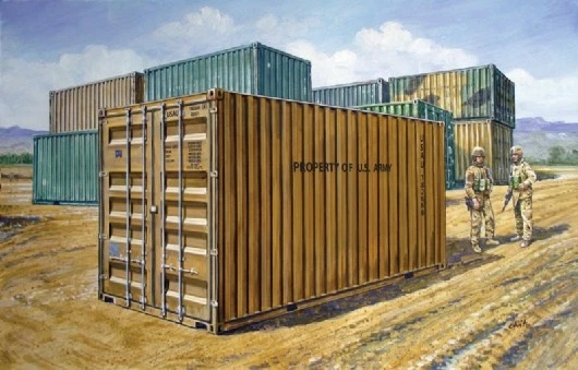 MILITARY CONTAINER 20  KIT 1:35 - Immagine 1 di 1