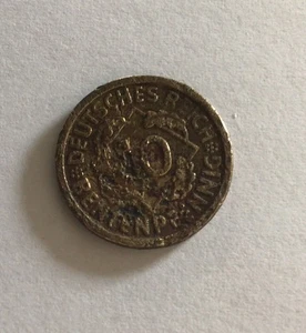 10 Rentenpfennig 1924 D Deutsches Reich Weimarer Republik - Bild 1 von 2
