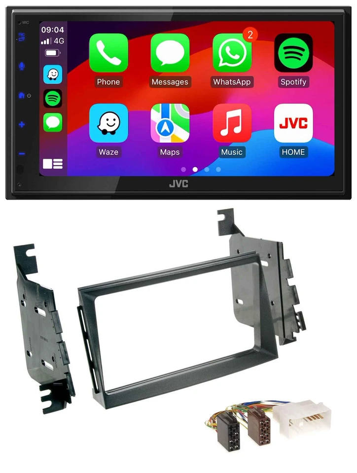 JVC Bluetooth 2DIN MP3 DAB USB Autoradio für Hyundai Azera Japan USA Grandeur 06 - Bild 1 von 4