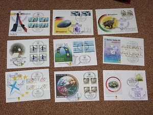Bund 1994 bis 1995 Messebelege Messebriefe 9 Stück mit Hand - Cachet RARRR - TOP - Bild 1 von 3