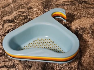 4 Sink Drain Filter Basket Shelf Triangular Storage Rack Sponge Holder Kitchen - Picture 1 of 10