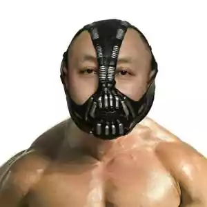 Batman cosplay Cavaliere Oscuro Cosplay Bane Maschera Halloween Festa Costo di vendita - Foto 1 di 2