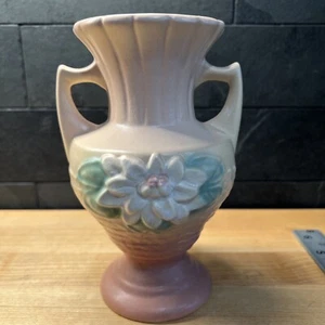 Hull Art Pottery Vase Water Lily 6.5" L-5  Crooksville Ohio Pottery USA   - Picture 1 of 8
