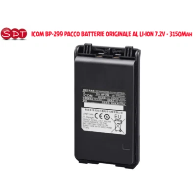 ICOM BP-299 PACCO BATTERIE ORIGINALE AL LI-ION 7.2V - 3150Mah X IC-F27SR, F3002, - Immagine 1 di 2
