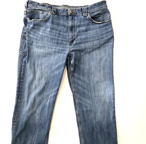 Duluth Trading Ballroom Double Flex Jeans Mens 40 x 30 Relaxed Fit Stretch Denim - Picture 1 of 9