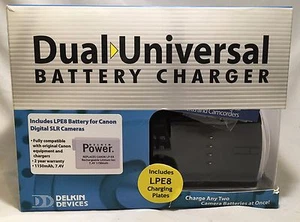Delkin Double Battery Charger for Canon Rebel T3i with extra LP-E8 Battery - Picture 1 of 3