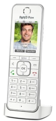 AVM FRITZ!Fon C6 - Schnurloses DECT-Komforttelefon - weiß (20002848) - Bild 1 von 3