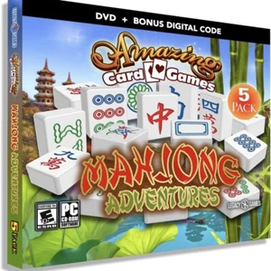 Legacy Games Card & Tile Games for PC: Mahjong Adventures (5 Game Pack) -NEW!!!! - Picture 1 of 3