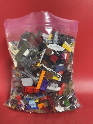 Lego Lot Bulk Mixed Building Bricks Blocks Parts Pieces Lot  3lbs *8 - Image 1 of 4