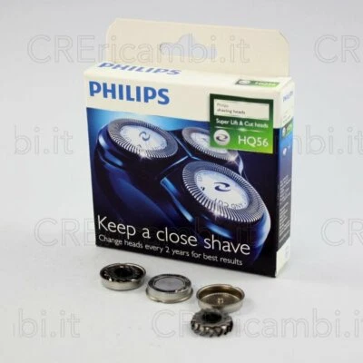 3 Testine Ricambio Originali Rasoio Elettrico HQ56 PHILIPS - Immagine 1 di 3