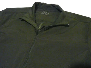 Oobe Medium Black Full Zip Jacket Capital Growth Buchalter Employee Work Uniform - Picture 1 of 7