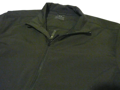 Oobe Medium Black Full Zip Jacket Capital Growth Buchalter Employee Work Uniform - Image 1 of 4